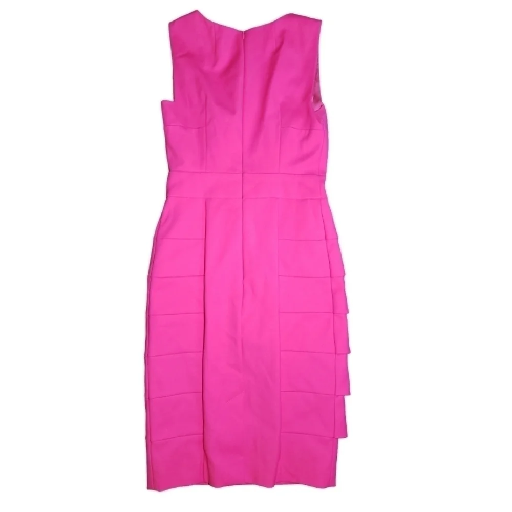 NWT PAULE KA Paris Robe Pink Tiered Pleated Size 36 - Picture 5 of 5